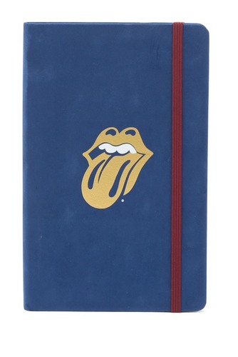 Zápisník MOLESKINE RollingStones linkovaný Blue L