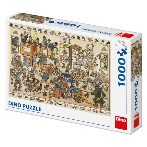 Dino Toys Puzzle Josef Lada: Bitka v krčme 1000 Dino