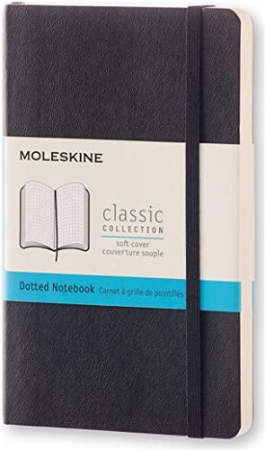 Zápisník MOLESKINE mäkký bodkovaný čierny S