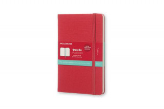 Zápisník MOLESKINE Two-Go čistý červený M