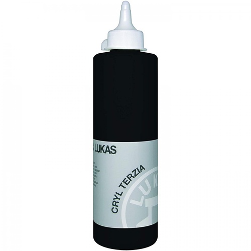 Lukas Terzia akrylová farba Ivory Black 500 ml