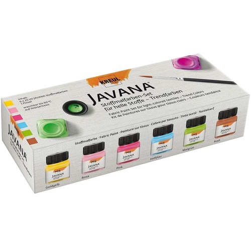 Sada farieb na textil Trend Colors Kreul Javana 6x20 ml