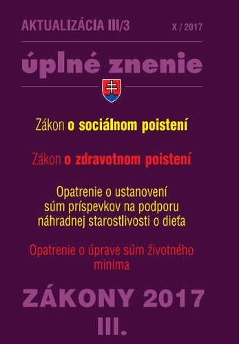 Zákony 2017 III. aktualizácia III 3