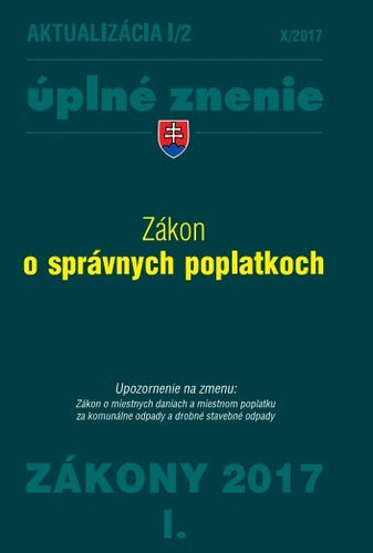 Zákony 2017 I. aktualizácia I 2