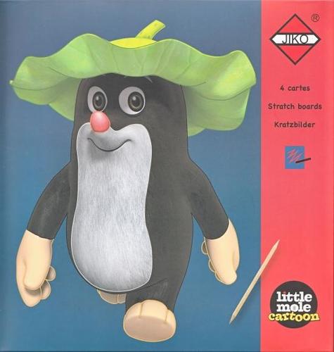 Kniha Škrabacie obrázky Krtko - červené