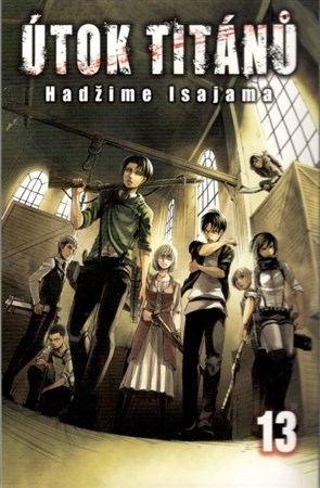 Kniha Útok titánů 13