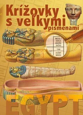 Kniha Krížovky s veľkými písmenami EGYPT