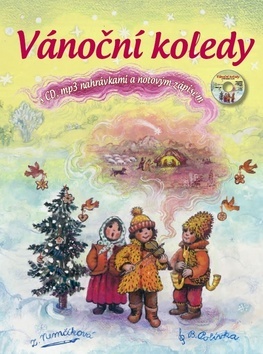 Kniha Vánoční koledy s CD, mp3 nahrávkami a notovým zápisem - Polívka Bolek,Zuzana Nemčíková