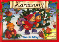 Karácsony - Puzzle-könyv - Benne öt 48 darabos puzzle