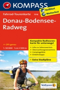 Donau - Bodensee - Radweg 1 : 50 000