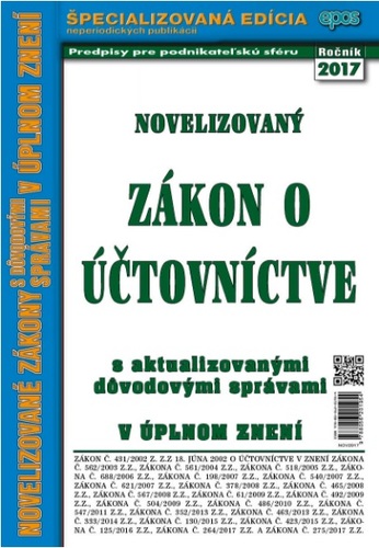 Novelizovaný zákon o účtovníctve 20/2017