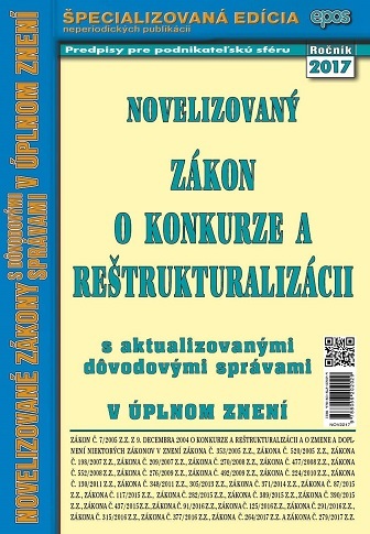Novelizovaný zákon o konkurze a reštrukturalizácii 22/2017