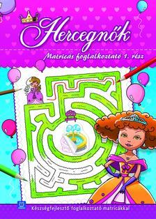 Matricás foglalkoztató - Hercegnők 1. rész