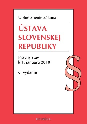 Ústava SR Úzz, 6. vydanie, 2018