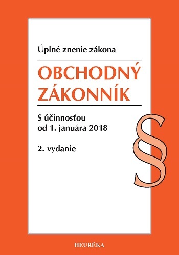 Obchodný zákonník Úzz, 2. vydanie, 2018