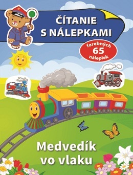 Čítanie s nálepkami - Medvedík vo vlaku