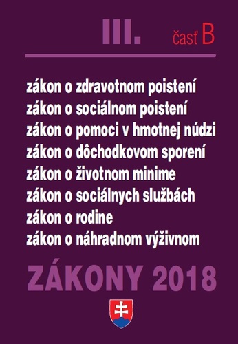 Zákony 2018 III B