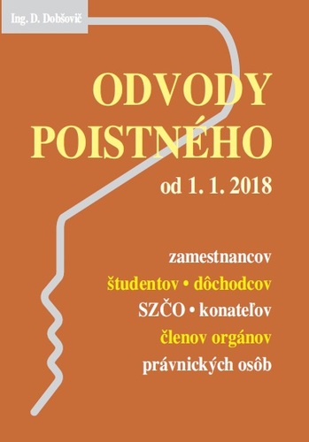 Odvody poistného od 1.1.2018