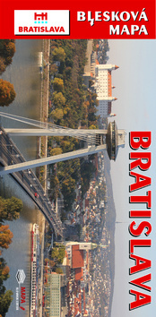 Kniha Bratislava - blesková mapa, 1:15 000