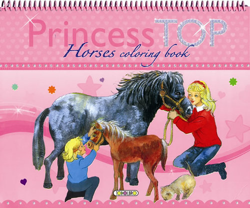 Princess Top Horses coloring book