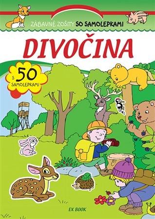 Kniha Zábavné zošity so samolepkami Divočina