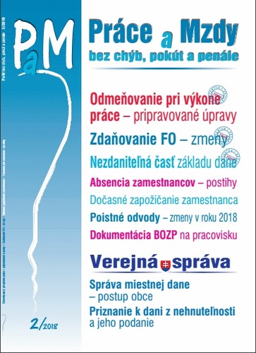 Práce a Mzdy 2 2018