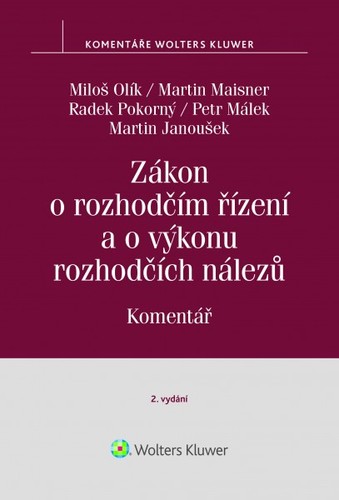 Zákon o rozhodčím řízení a o výkonu rozhodčích nálezů - 2. vyd., komentář - Kolektív autorov