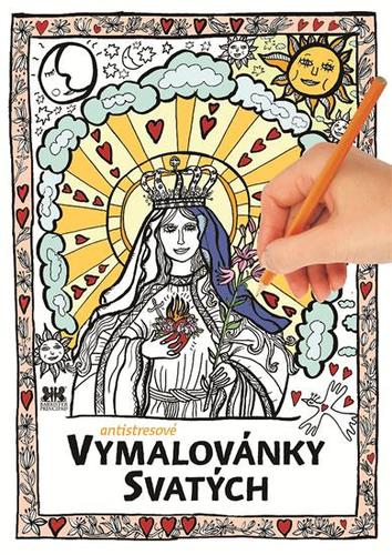 Kniha Antistresové vymalovánky svatých - Dora Lukášová