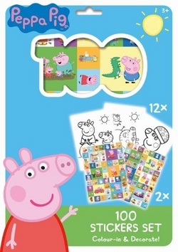 100 Stickers Set - Prasátko Peppa