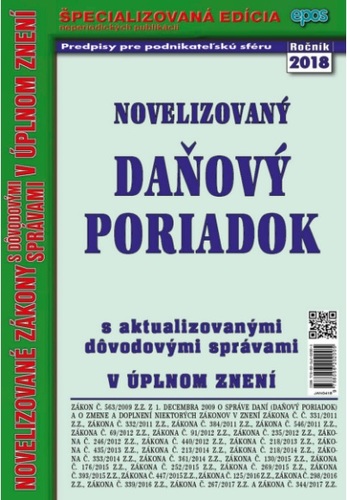 Novelizovaný daňový poriadok 4/2018