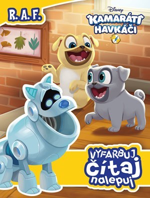 Kniha Kamaráti havkáči - Vyfarbuj, čítaj si, nalepuj