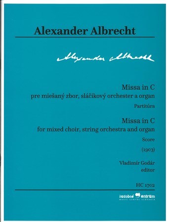 Kniha Missa in C pre miešaný zbor, sláčikový orchester a organ