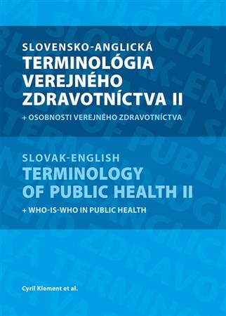 Kniha Slovensko-anglická terminológia verejného zdravotníctva II