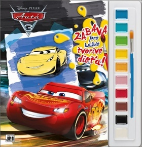 Autá Vymaľovanky s farbami