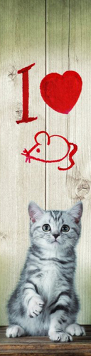 Kniha 3D záložka - I love Mice