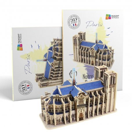 3D Creative Drevené 3D puzzle Katedrála Notre Dame