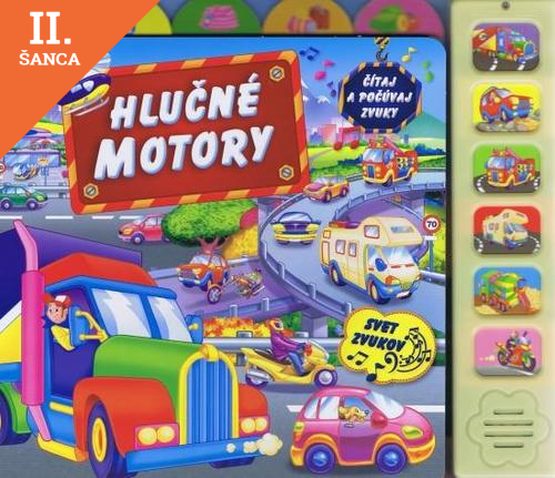Lacná kniha Hlučné motory - zvuková knižka