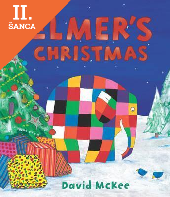 Lacná kniha Elmers Christmas - Mini Hardback