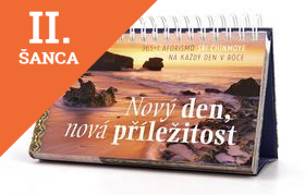 Lacné: Nový den, nová příležitost - stolní kalendář