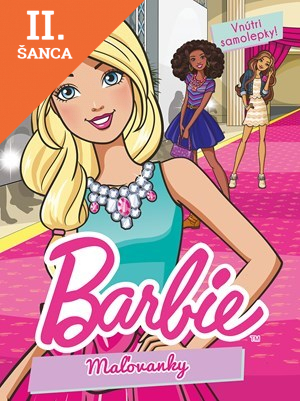 Lacná kniha Barbie - maľovanky