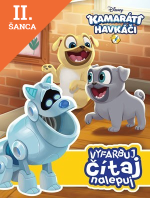 Lacná kniha Kamaráti havkáči - Vyfarbuj, čítaj si, nalepuj