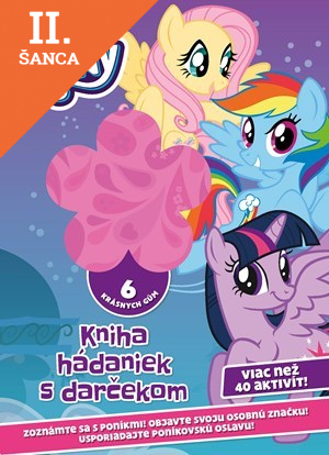 Lacná kniha My Little Pony - Kniha hádaniek s darčekom