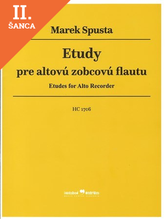 Lacná kniha Etudy pre altovú zobcovú flautu