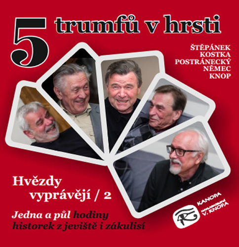 Kniha 5 trumfů v hrsti - Hvězdy vyprávějí 2 - CDmp3 - CD