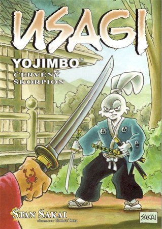 Kniha Usagi Yojimbo Červený škorpion