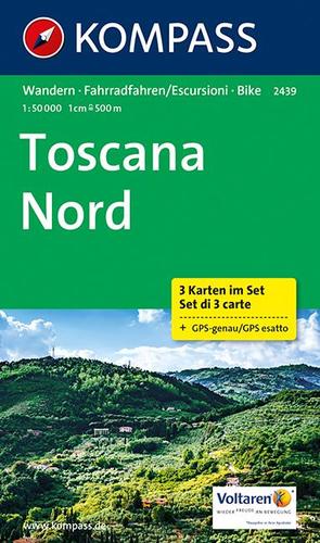Toscana Nord 2439 (sada 3 map) - 1:25 000