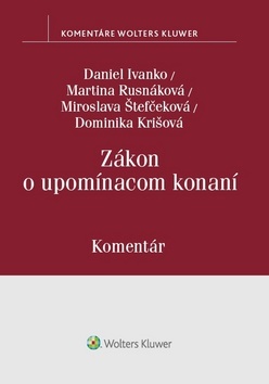 Kniha Zákon o upomínacom konaní