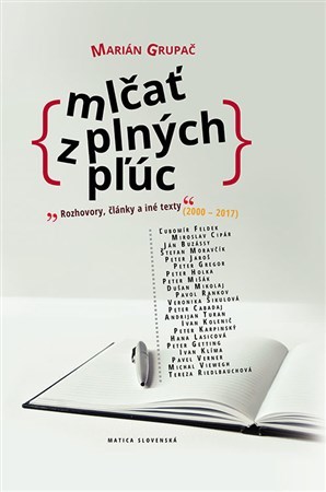 Kniha Mlčať z plných pľúc - Marián Grupač