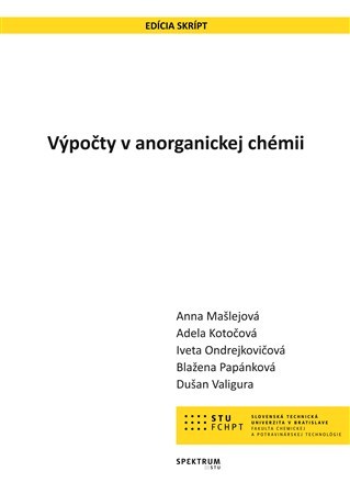 Kniha Výpočty v anorganickej chémii - Kolektív autorov