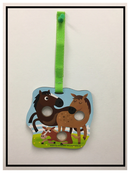 Poke Dot Poppers Horse Family